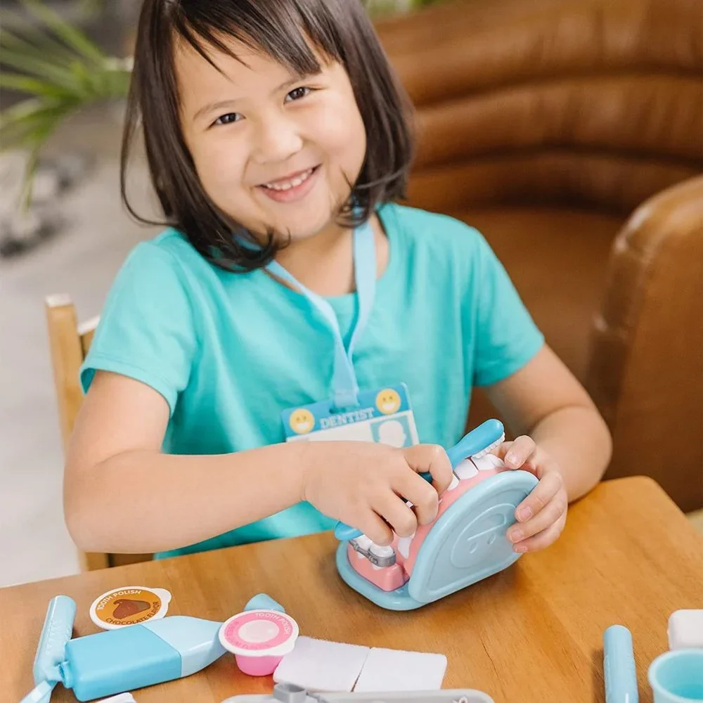 NEW Melissa & Doug Dentist Dental Pretend Play Teeth Set 25-piece Dentures